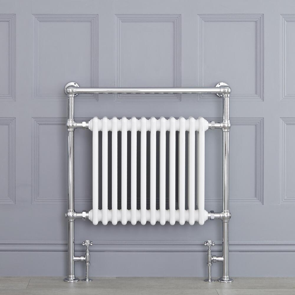 Sèche-Serviettes Rétro Blanc Avon 93cm x 79cm x 23cm 938 Watts