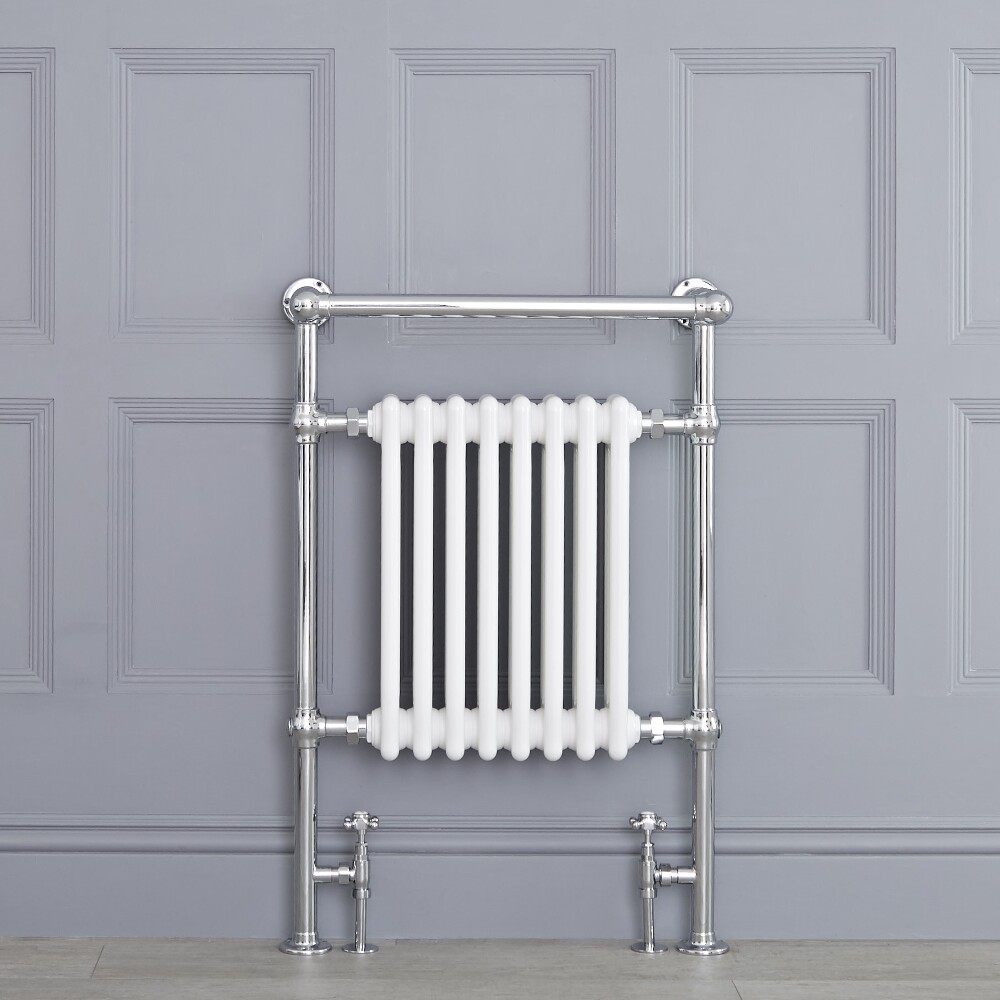 Sèche-Serviettes Rétro Blanc Avon 93cm x 62cm x 23cm 775 Watts
