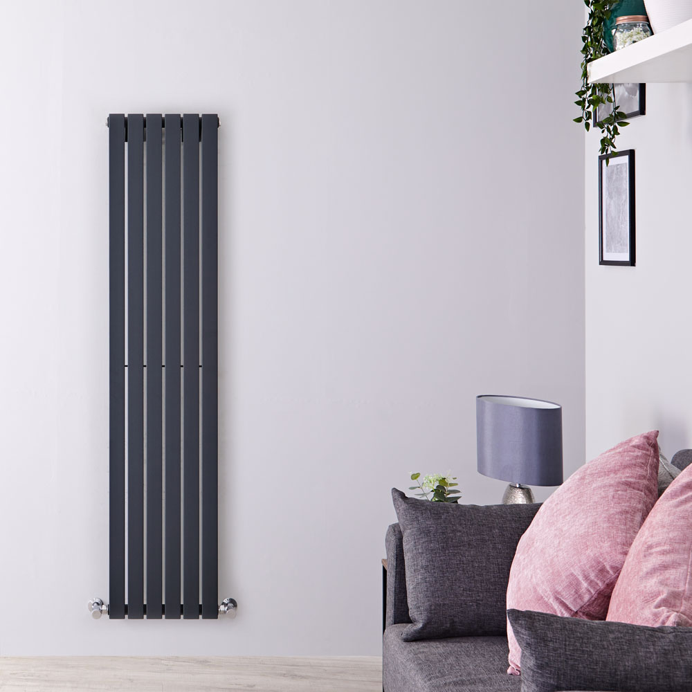 Radiateur Design Vertical Anthracite Sloane 178cm x 35,4cm x 5,3cm 897 Watts