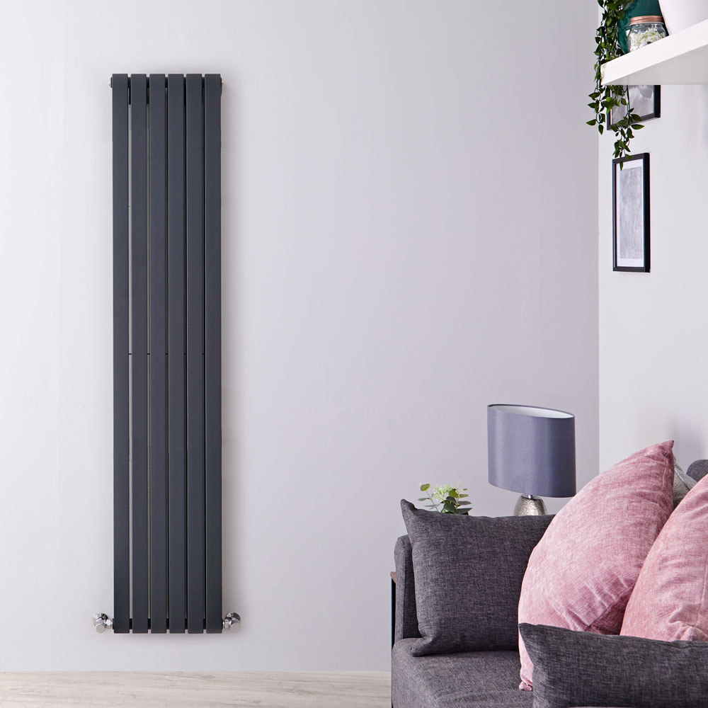 Radiateur Design Vertical Anthracite Sloane 178cm x 35,4cm x 7,2cm 1448 Watts