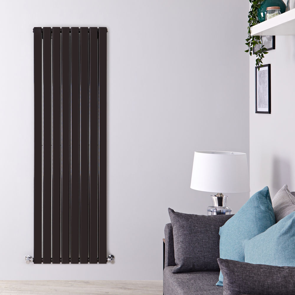 Radiateur Design Vertical Noir Delta 178cm x 56cm x 6cm 1979 Watts