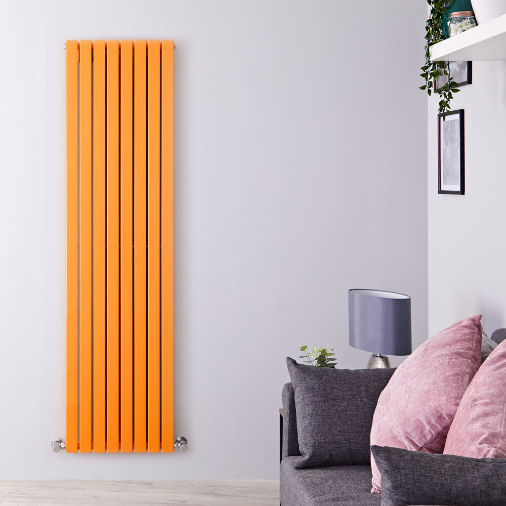 Radiateur vertical Sloane Orange 178 x 47.2cm 1931 watts