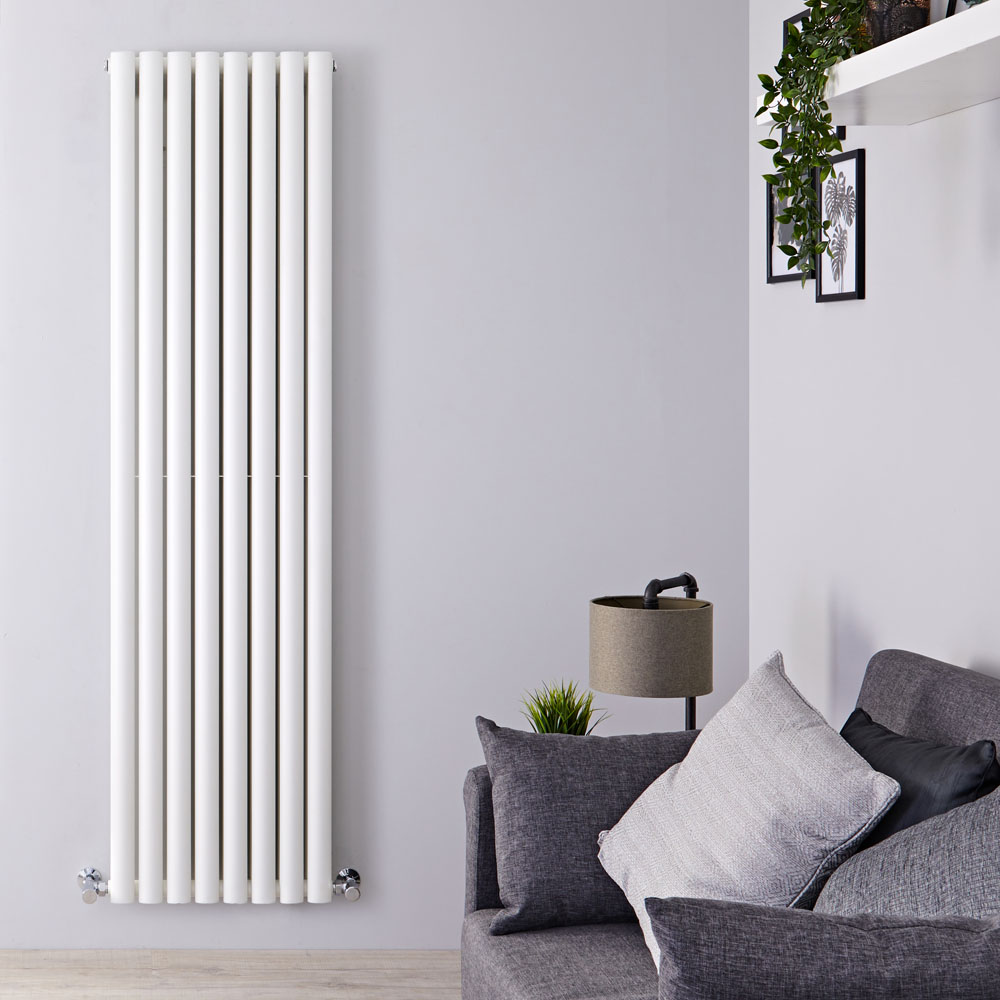 Radiateur Design Vertical Blanc Vitality 178cm x 47,2cm x 7,8cm 1868 Watts
