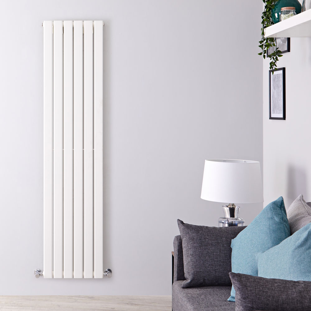 Radiateur Design Vertical Blanc Delta 178cm x 42cm x 4,7cm 987 Watts