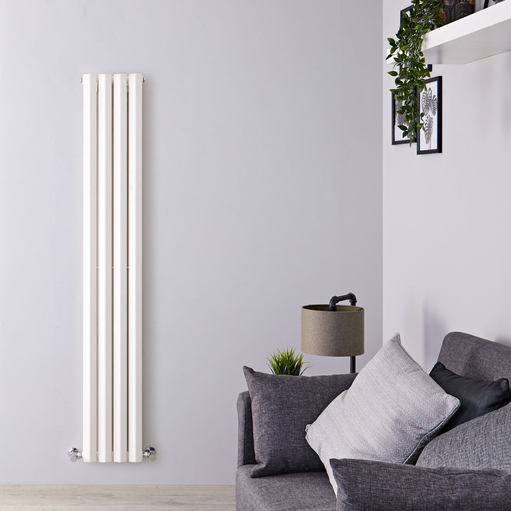 Radiateur Design Vertical Blanc Salisbury 178cm x 28cm x 8,6cm 1079 Watts