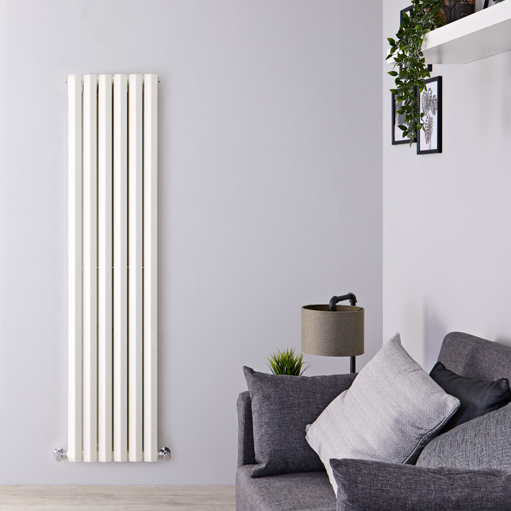 Radiateur Design Vertical Blanc Salisbury 178cm x 42cm x 8,6cm 1618 Watts
