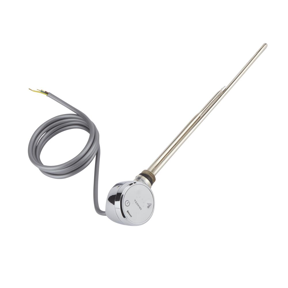 Élément chauffant électrique thermostatique chromé 600W Terma Moa Blue