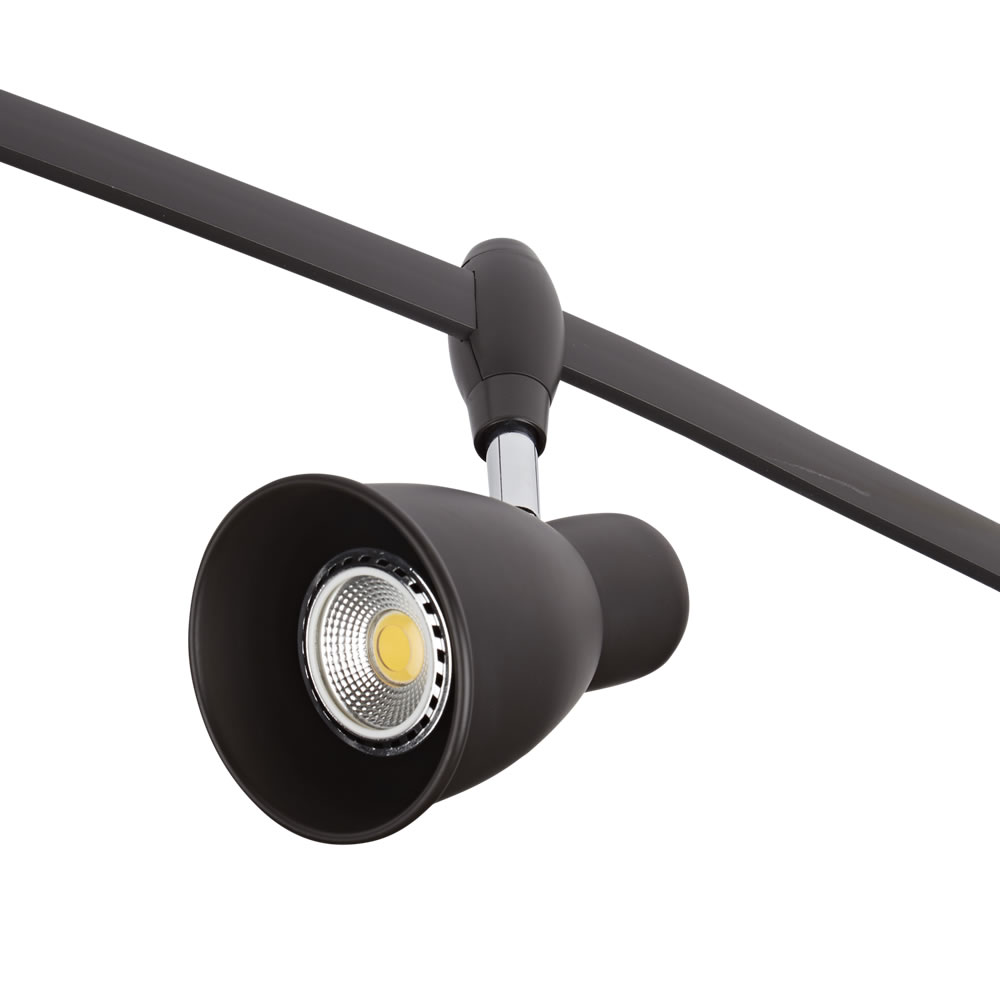 Biard Spot led pour Rail Noir Panza 18.2x9cm