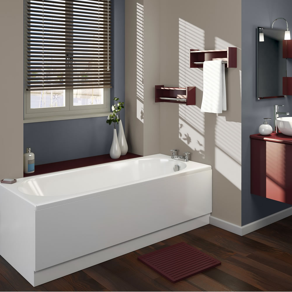 Baignoire rectangulaire 70x160x55cm