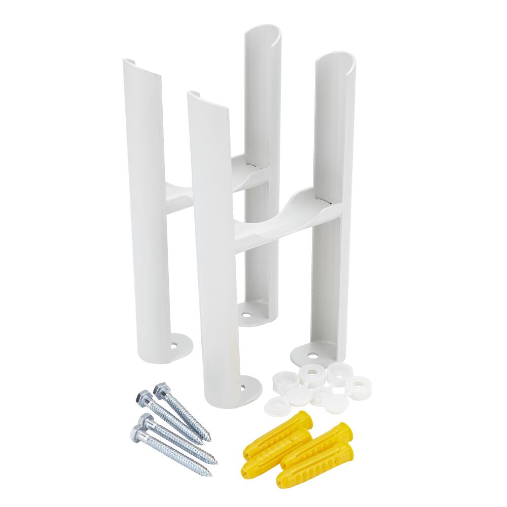 Pied radiateur blanc Windsor 22,5 x 13 x 8cm