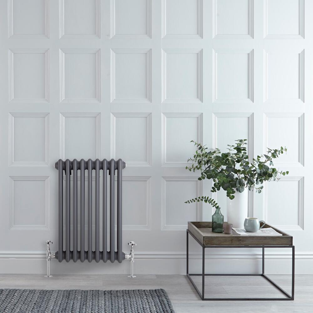 Radiateur Vertical Style Fonte Anthracite Windsor 60cm x 42.9cm x 10cm 658 Watts