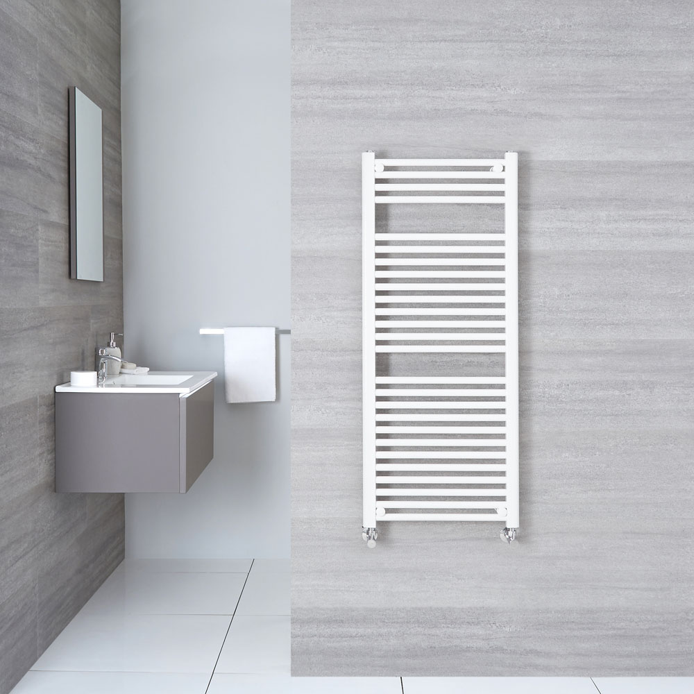 Sèche-Serviettes Blanc Etna 120cm x 50cm x 3cm 686 Watts