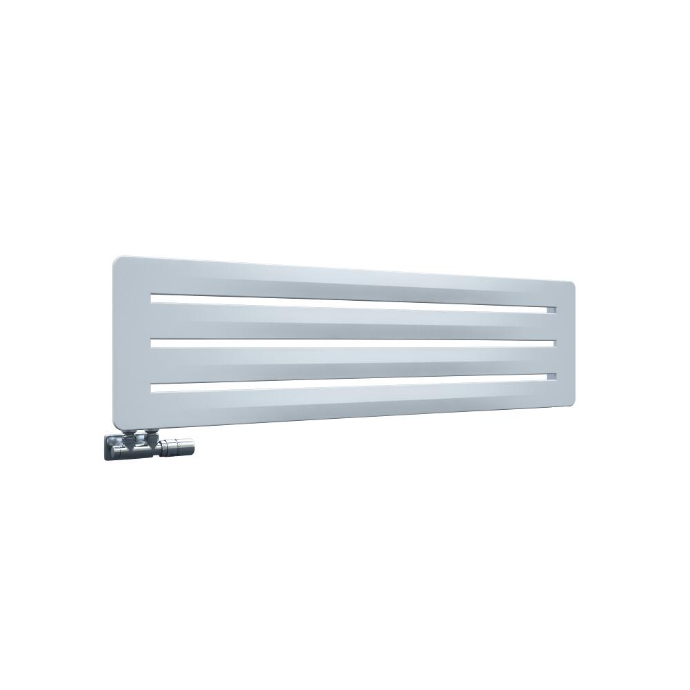 Leba - Radiateur Horizontal Design Blanc Leba 32.5cm x 120cm