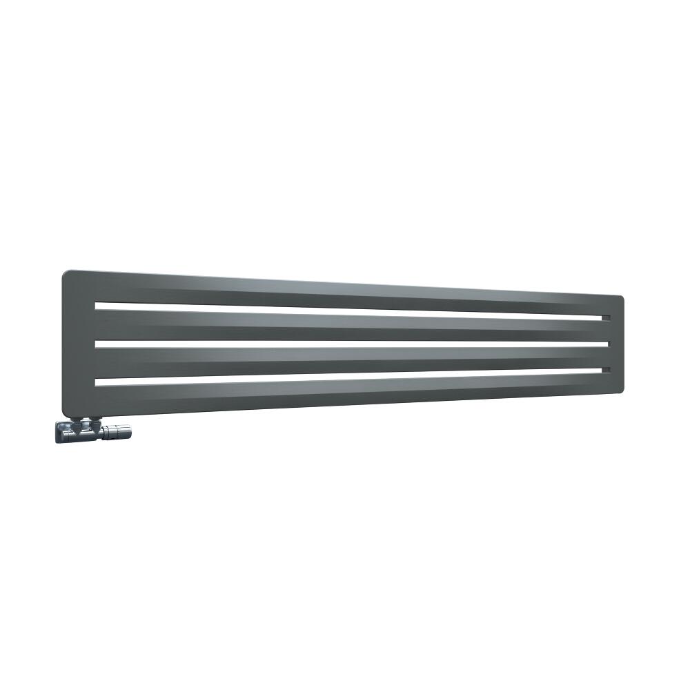 Leba - Radiateur Horizontal Design Gris Pierre Leba 32.5cm x 180cm