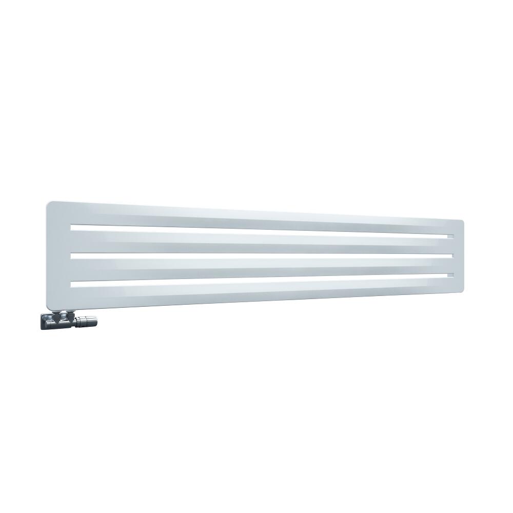 Leba - Radiateur Horizontal Design Blanc Leba 32.5cm x 180cm