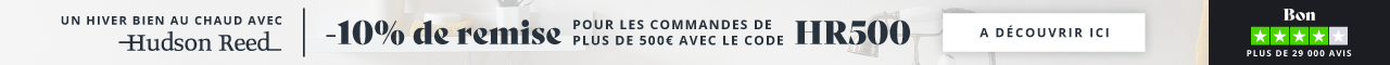  Un hiver bien au chaud avec Hudson Reed ! -10% de remise pour les commandes de plus de 500€ avec le code HR500 