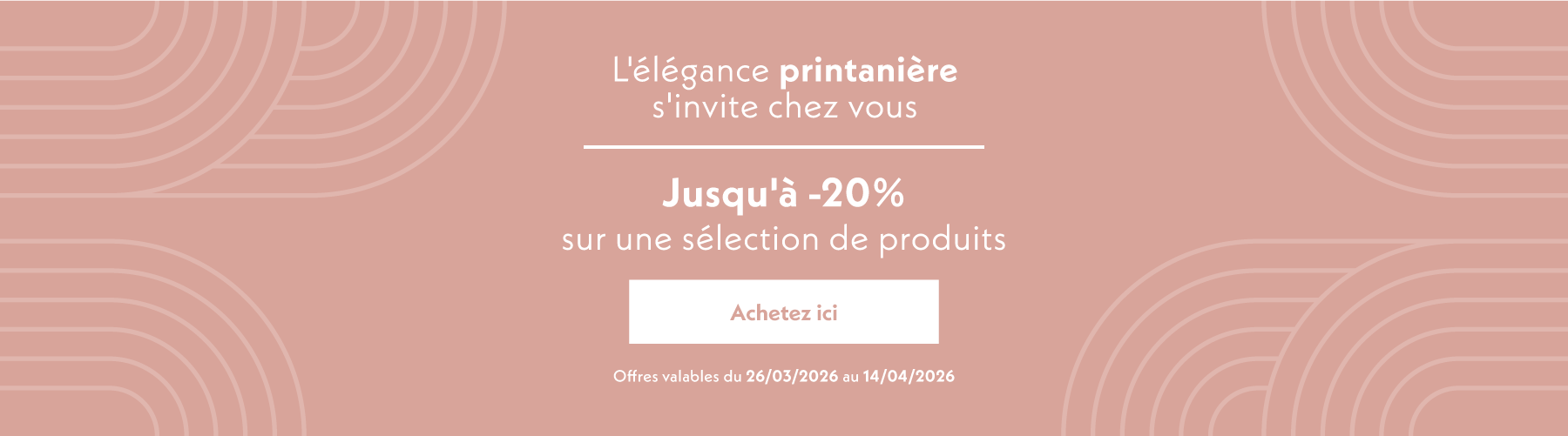 Jusqu'à -20% sur une sélection exclusive